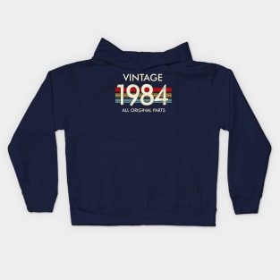 Vintage 1984 All Original Parts Kids Hoodie